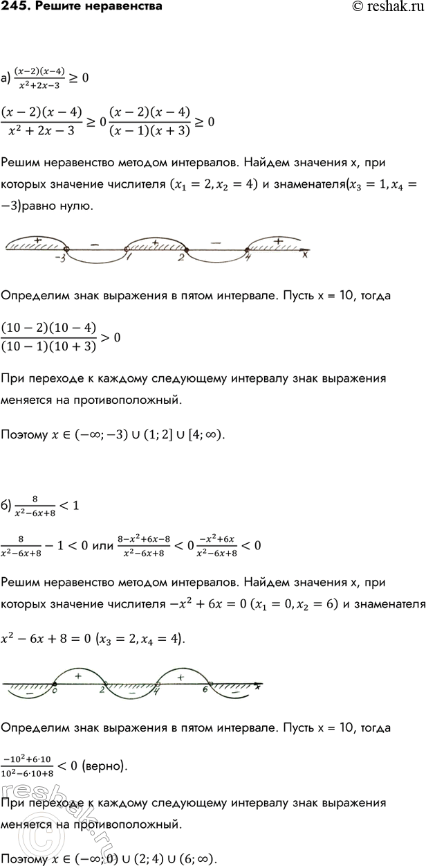 Изображение Упр.245 ГДЗ Колмогоров 10-11 класс