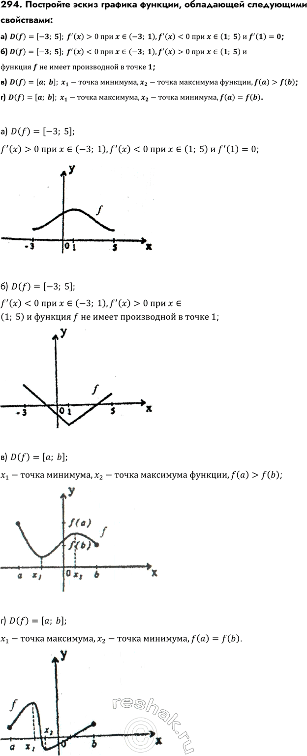 Изображение Упр.294 ГДЗ Колмогоров 10-11 класс