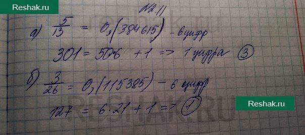 Изображение Используя калькулятор, определите десятичный знак с указанным номером после запятой в десятичной записи...