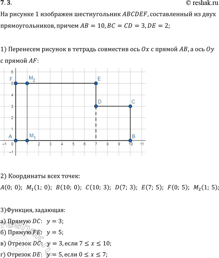 Изображение Упр.7.3 ГДЗ Мордковича 10 класс профильный уровень