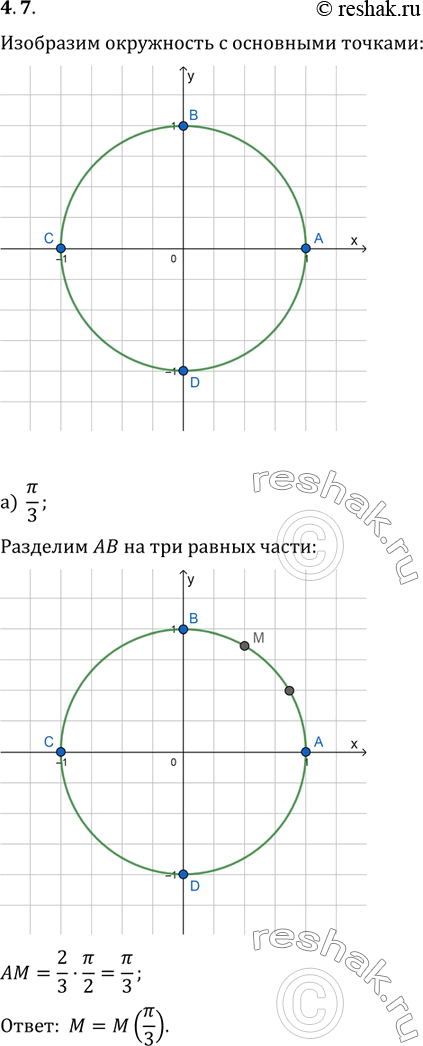 Изображение Упр.4.7 ГДЗ Мордкович 10-11 класс