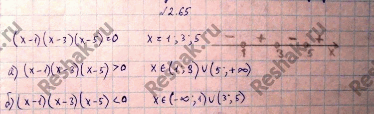 Изображение Упр.2.65 ГДЗ Никольский 10 класс