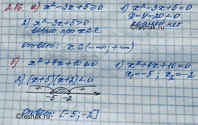 Изображение Упр.2.86 ГДЗ Никольский 10 класс