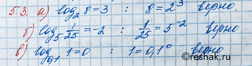 Изображение Упр.5.3 ГДЗ Никольский 10 класс
