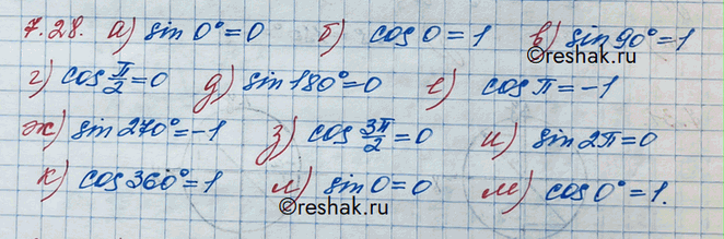 Изображение Упр.7.28 ГДЗ Никольский 10 класс