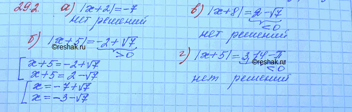 Изображение Упр.29.2 ГДЗ Мордковича 11 класс профильный уровень