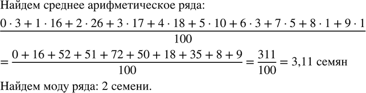 Изображение Определяя степень засорённости цветочных семян, выясняли, сколько семян сорных растений...