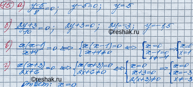 Изображение Упр.15 ГДЗ Макарычев Миндюк 8 класс