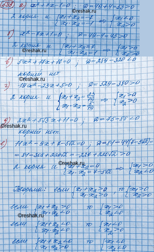 Изображение - Разность квадратов корней квадратного уравнения х2 + 2x + q= 0 равна 12. Найдите...