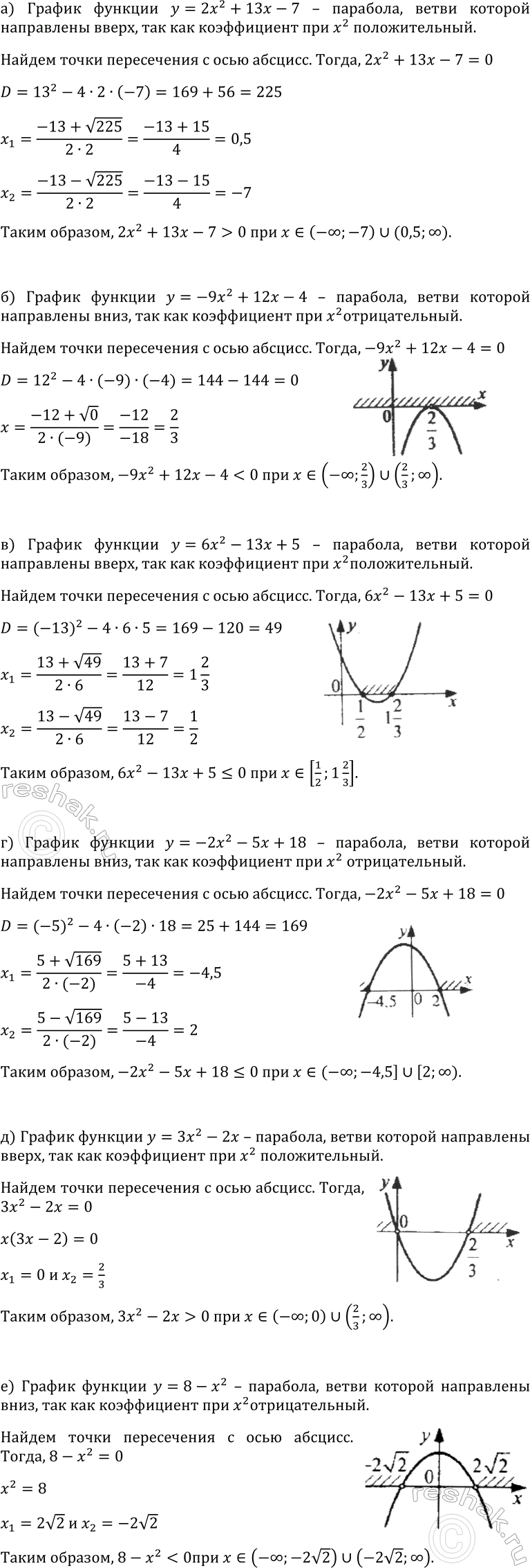 Изображение Упр.266 ГДЗ Макарычев Миндюк 9 класс