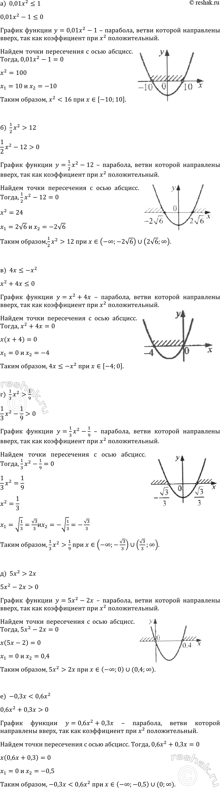 Изображение 269. Может ли отрицательное число быть корнем уравнения  12x5 + 7х3 +11x - 3=...