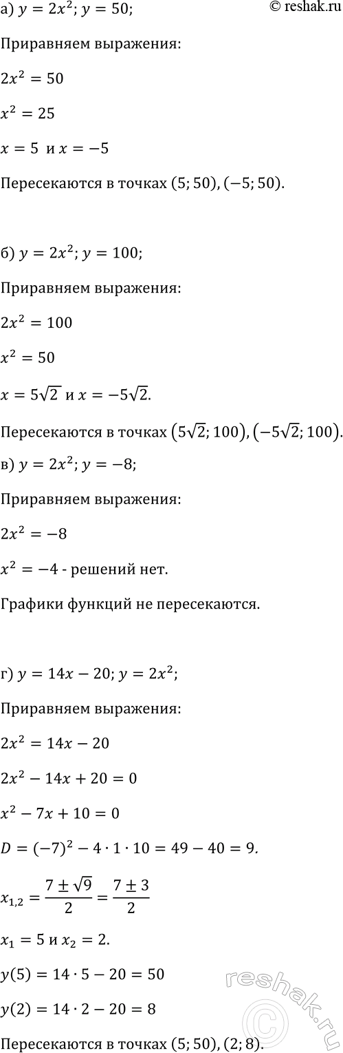 Изображение 124. Постройте график функции и опишите её свойства:  а) у = 1x2/3 - 4х + 4; б) у = -1х2/4 + х - 1; в) y = х2 +...