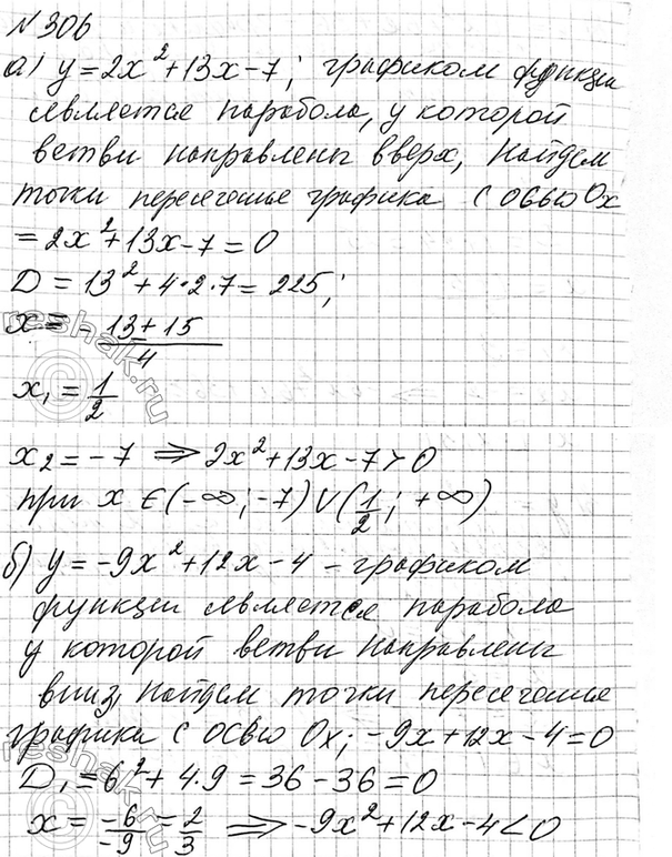 Изображение Упр.266 ГДЗ Макарычев Миндюк 9 класс
