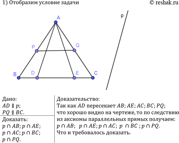 Изображение Упр.205 ГДЗ Атанасян 7-9 класс по геометрии