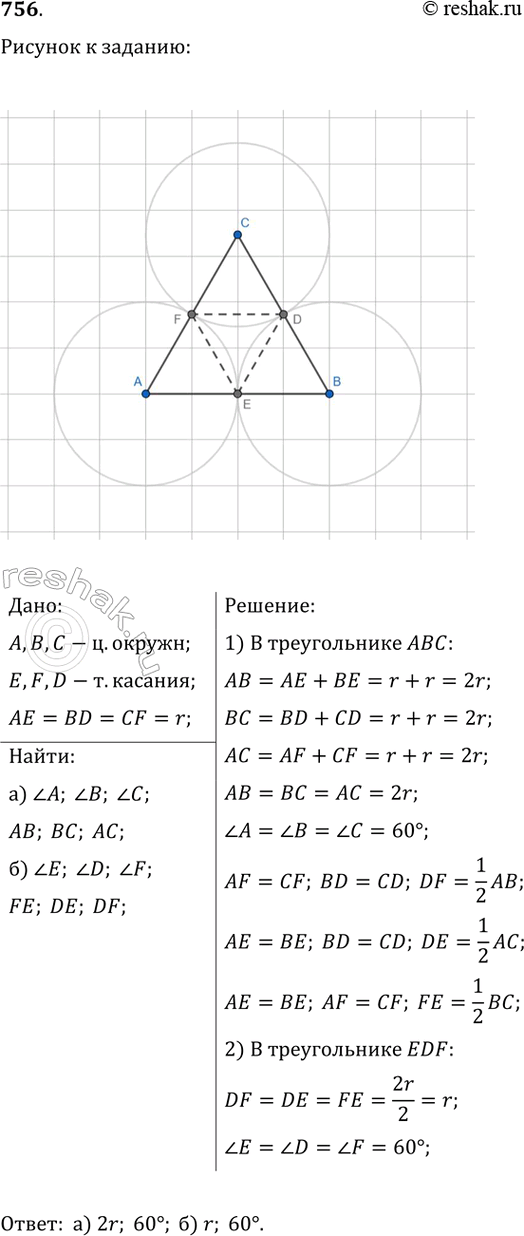 Изображение Начертите попарно неколлинеарные векторы х, у, z и постройте векторы х - у, z-y, x-z, -х, -у,...