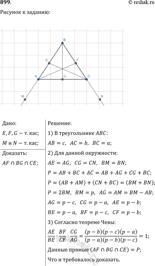 Изображение Внутри окружности дана точка. Постройте хорду, проходящую через эту точку, так, чтобы она была наименьшей из всех хорд, проходящих через эту...