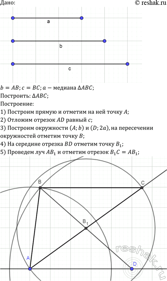 Изображение Пусть а — число, выражающее длину отрезка АВ при единице измерения CD, а b — число, выражающее...