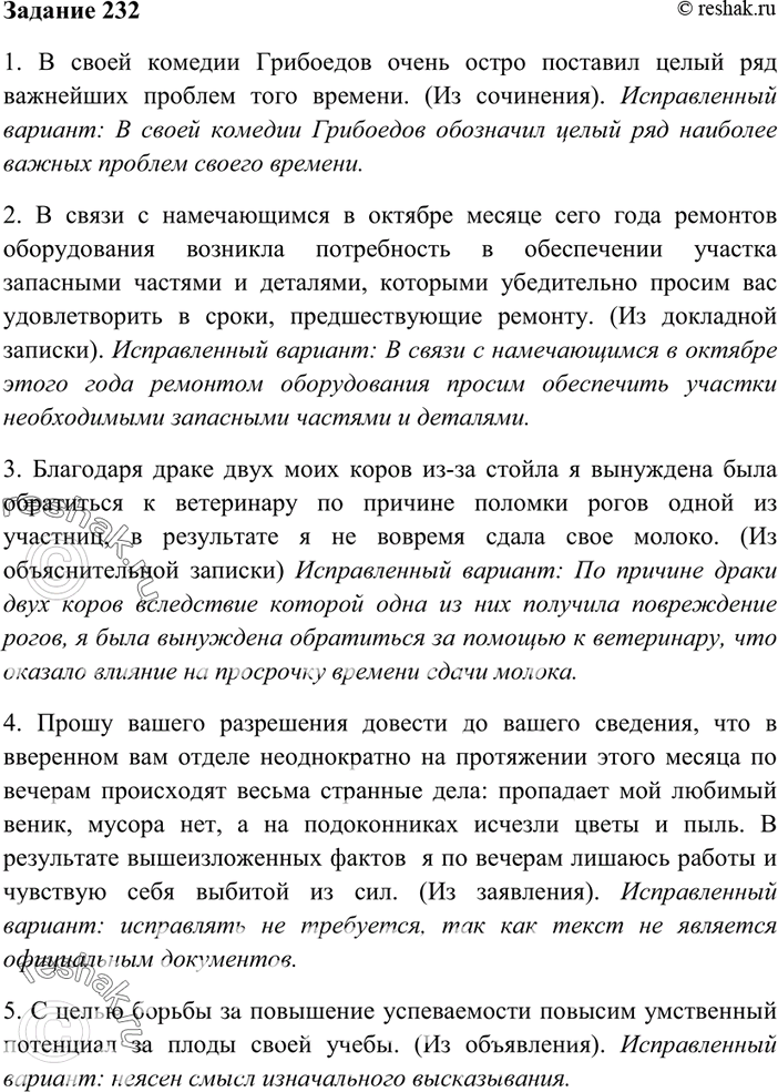 Изображение 232. Перед вами предложения и документы, которые вполне могут быть опубликованы под рубрикой...